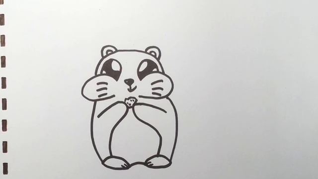 РИСУЕМ милого хомячка смотреть онлайн