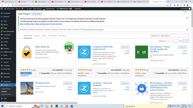 How to install SSL on wordpress website ll Add SSL in wordpress site смотреть онлайн