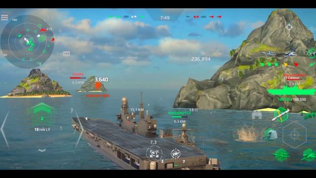 ?IT Cavour Tàu Sân Bay Mạnh Nhất Tier 2 - Modern Warships