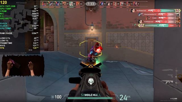 Valorant & CS:GO-i5 4570-Gtx 750Ti 2Gb-8gb Ram@1080p-Low and High Settings смотреть онлайн