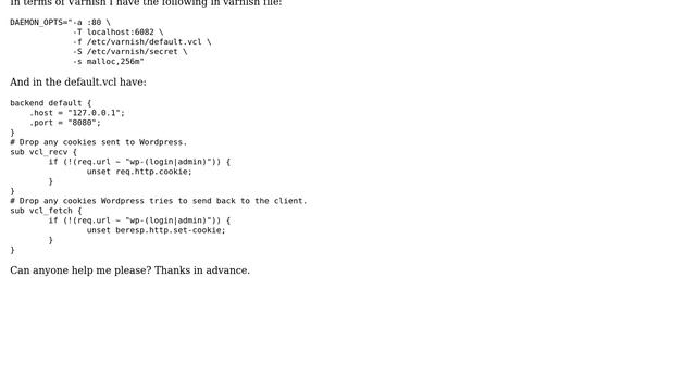 DevOps & SysAdmins: Varnish + Nginx + Wordpress: using Varnish get's redirect loop смотреть онлайн