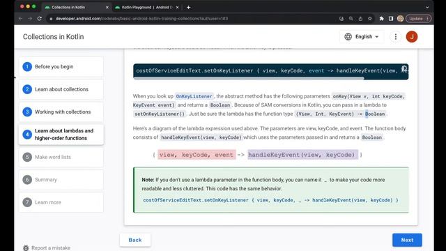 Android Development Tutorial - Collections in Kotlin pt.2 смотреть онлайн