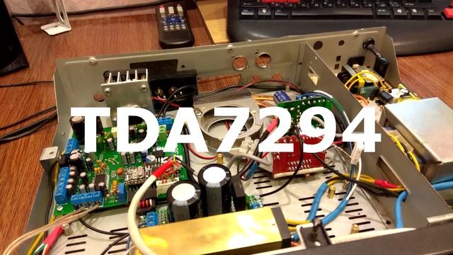 Обзор моего усилителяя TDA7377+TDA7294