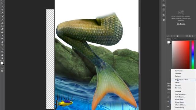 Amazing Little Marmaid photo manipulation | photoshop tutorial cs6/cc смотреть онлайн