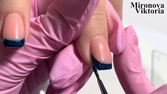 Для чего нужна линейка. Выкладной френч. Инкрустация камнями Swarovski. смотреть онлайн