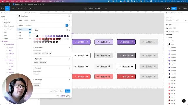 How to work with design tokens in figma смотреть онлайн