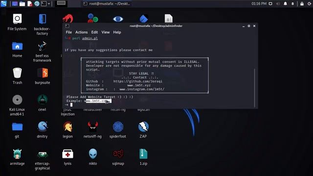 الحصول على لوحة تحكم الادمن باستخدام الـ kali linux смотреть онлайн