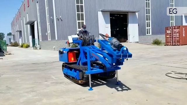 Буровой станок самоходный HZY180 смотреть онлайн