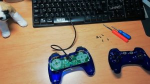 Ремонт кнопок старого геймпада Logitech с помощью тетриса, wtf!?