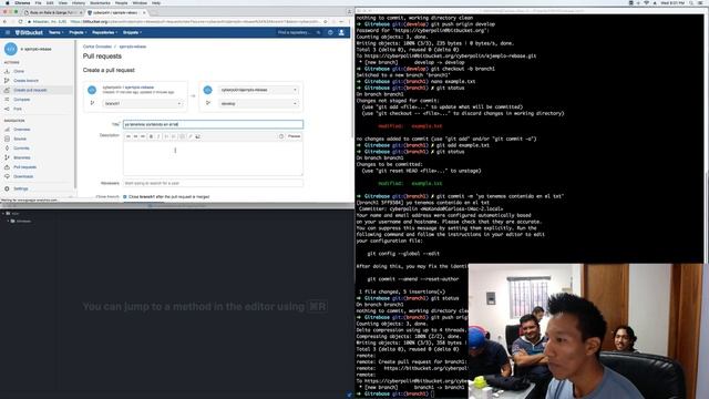 Como corregir errores en Git con rebase смотреть онлайн
