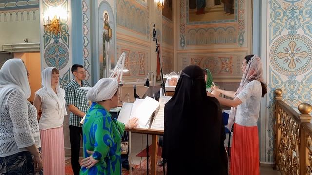 "Ангельский собор" тропари по непорочных (напев Оптиной пустыни) смотреть онлайн