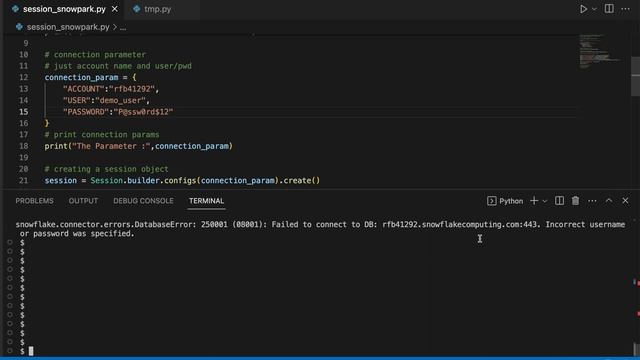Snowflake 2 Snowpark Using User ID & Password | Snowpark Python Tutorial With Example смотреть онлайн