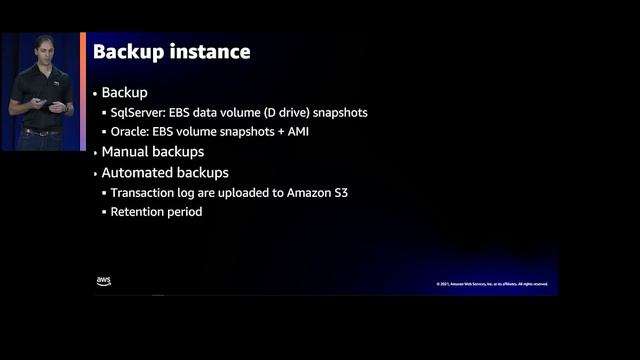 AWS re:Invent 2021 - {New Launch} Customize Oracle and SQL Server databases with Amazon RDS Custom смотреть онлайн