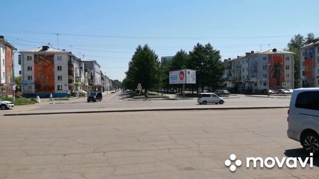 Прогулка в районе ДК Современник/ город Ангарск Иркутская область смотреть онлайн