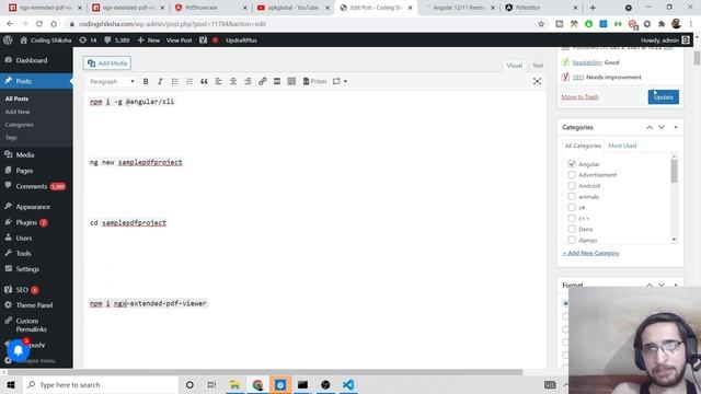 Angular 12 Render PDF Documents Viewer Using ngx-extended-pdf-viewer Library in Browser (TypeScript смотреть онлайн