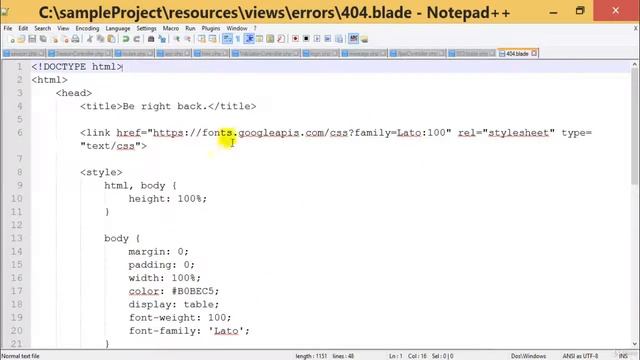 24 Error Handling Laravel PHP Framework смотреть онлайн