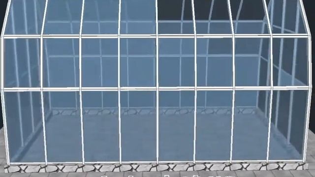 ПРИМЕР 3D ВИЗУАЛИЗАЦИИ ЗИМНЕГО САДА (MODEL 15)