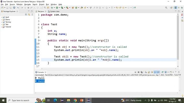 JAVA Tutorial 5 - Scanner Class and Constructor смотреть онлайн