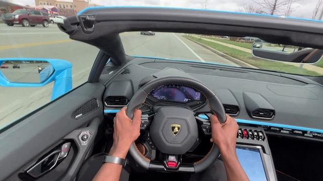 2022 Lamborghini Huracan EVO RWD Spyder POV TOP DOWN Test Drive & Review смотреть онлайн