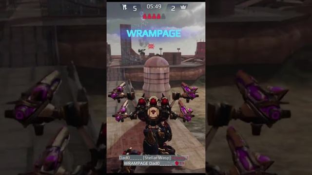 War Robots Warrior Typhon+ Stellar wasp Arena #Shorts смотреть онлайн