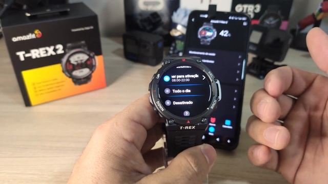 Como CONFIGURAR T REX 2 - TUTORIAL COMPLETO e funções em Português do Smartwatch da Amazfit смотреть онлайн