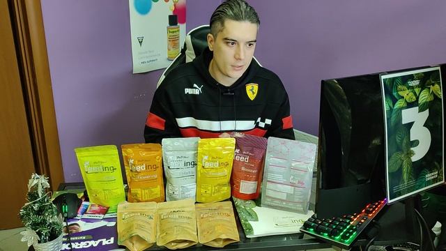 Powder Feeding (Green House Seeds), органика BioGrow, BioBloom, BioEnhancer обзор, история бренда.