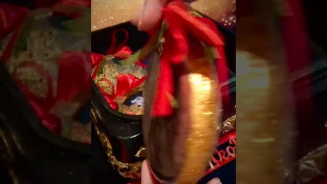 Набор елочных украшений в шкатулке по мотивам Г. Климта. смотреть онлайн