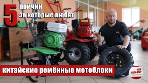 5 причин к покупке китайского мотоблока! Ремённый культиватор Forza МБ-80 Eco Brait BR-80!