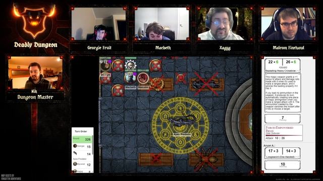 Deadly Dungeon 04.5: 3rd Floor: The Menagerie (2nd Attempt) смотреть онлайн