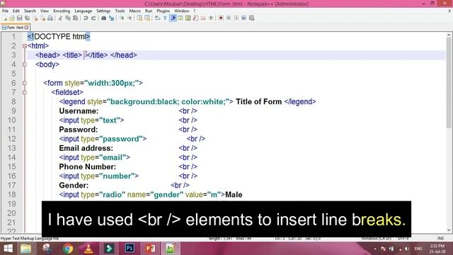Forms in HTML , input type Text Password Checkbox Radio Email Date Time File Submit and Reset смотреть онлайн