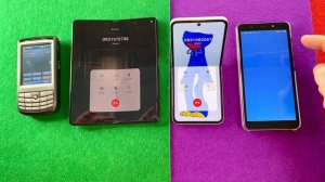 Tecno POP3 vs Samsung Z FOLD3 vs Z FLIP3 vs ASUS p525 Incoming call & Outgoing call