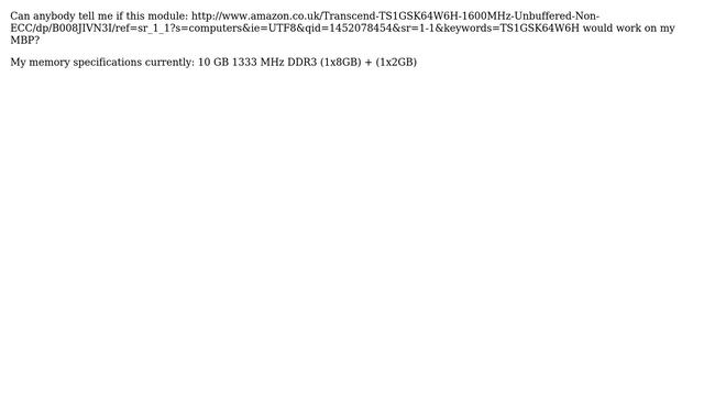 Apple: Would this memory work on a MacBook Pro (17-inch, Early 2011)? (2 Solutions!!) смотреть онлайн