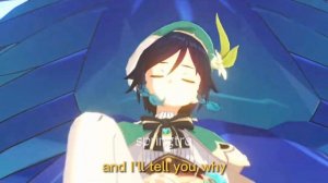 Genshin Impact - at god's mercy (aether and the 4 archons JP voices)