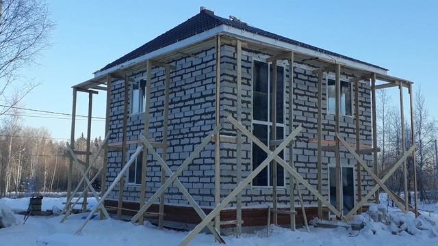 Завершили еще один дом 110 м2. киевское шоссе смотреть онлайн