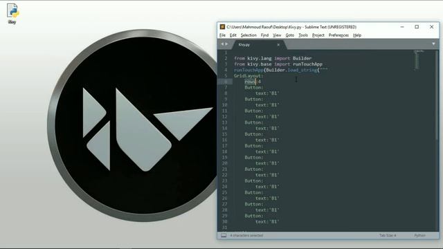 إنشاء GridLayout مع بايثون لتطبقات الهاتف смотреть онлайн