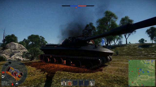 Object 279 self fire extinguishing, War Thunder смотреть онлайн