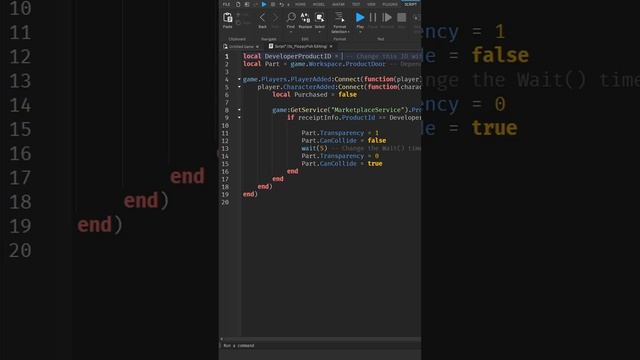 HOW TO MAKE A DEVELOPER PRODUCT DOOR ?️ Roblox Studio Tutorial смотреть онлайн