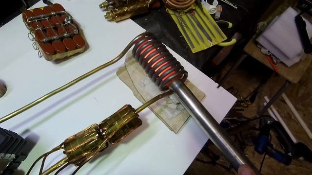 ИНДУКЦИОННЫЙ НАГРЕВ. Вариант с несколькими трансформаторами. INDUCTION HEATING.