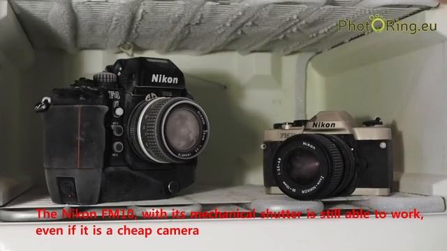 Extreme frozen test Nikon F4 Vs FM10 смотреть онлайн
