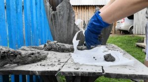 Очень красивые горшки для цветов из цемента.