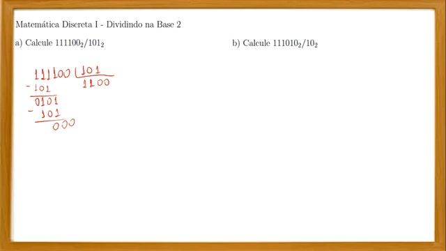 Exemplo - Divisão de Números na Base 2 (MDI) смотреть онлайн
