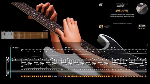 The NEXT LEVEL of guitar TABS! - 3D animations! смотреть онлайн