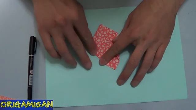 折り紙花（はな）, how to make Origami FLOWER, Оригами ЦВЕТОК смотреть онлайн