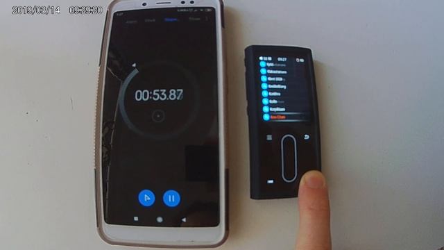 FiiO M3K - Scrolling Speed Demo смотреть онлайн