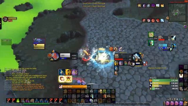 wow burning crusade 2.5.1 SHADOW PRIEST PVP ARENA movie #2 смотреть онлайн
