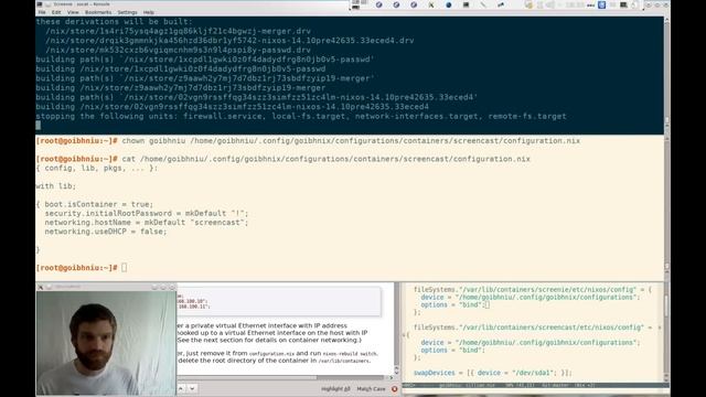 nixos-containers for web development смотреть онлайн