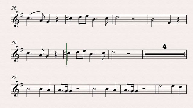 Franck, Cesar - Panis Angelicus - Flute and Piano - Backing track ans score смотреть онлайн