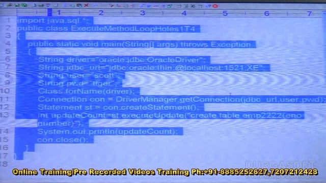Adv Java || JDBC - 67 || App - 25: Execute method Loops: executeUpdate() Vs DDL смотреть онлайн