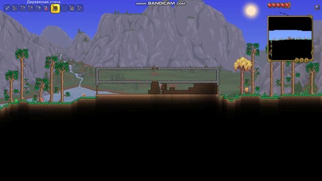 Играем в Террария сделали кровать. смотреть онлайн