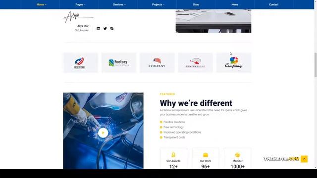 Industris - Factory and Business WordPress Theme oil Industrial marketing Kobashi смотреть онлайн